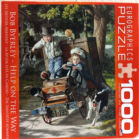Help on the Way 1000 Piece Jigsaw Puzzle Bob Byerley by Eurographics - Picture 1 of 3